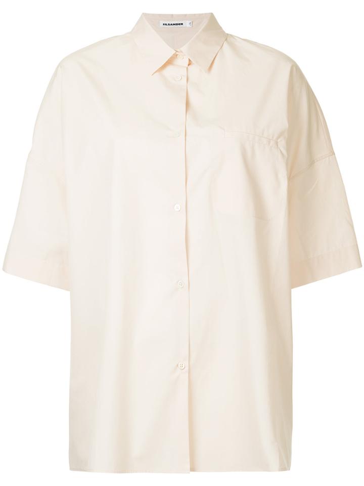 Jil Sander Poplin Shirt - Pink & Purple