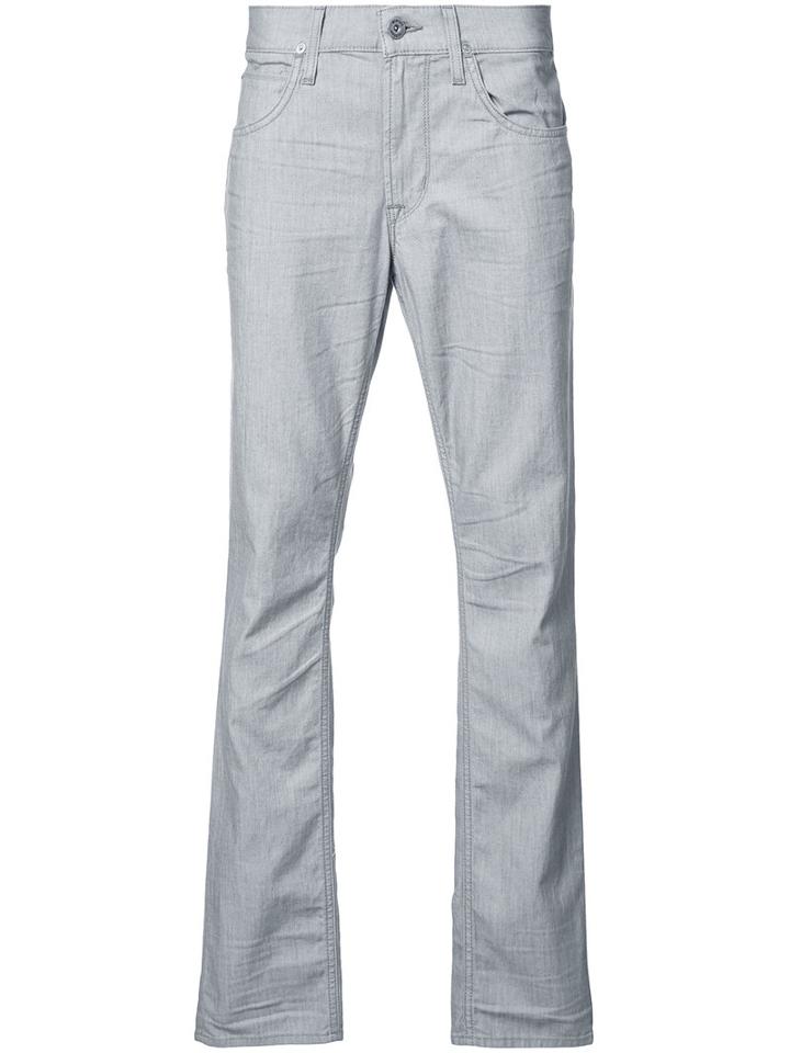 Hudson - Blake Trousers - Men - Cotton/spandex/elastane - 40, Grey, Cotton/spandex/elastane