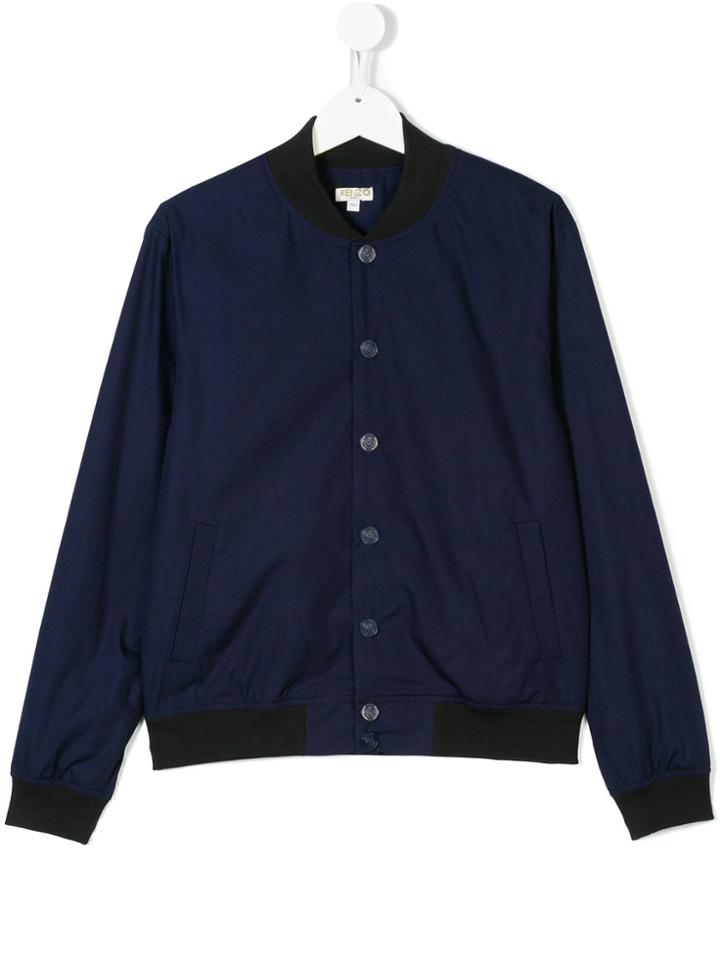 Kenzo Kids Classic Bomber Jacket - Blue