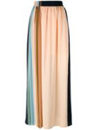 Antonia Zander Liliana Maxi Skirt, Women's, Size: Small, Blue, Silk