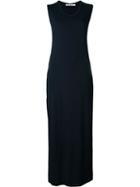 T By Alexander Wang Jersey Tank Dress, Women's, Size: Xs, Blue, Rayon