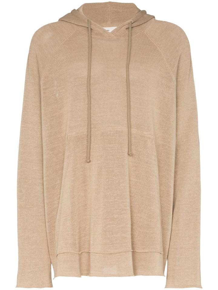 Song For The Mute Knitted Hoodie - Neutrals