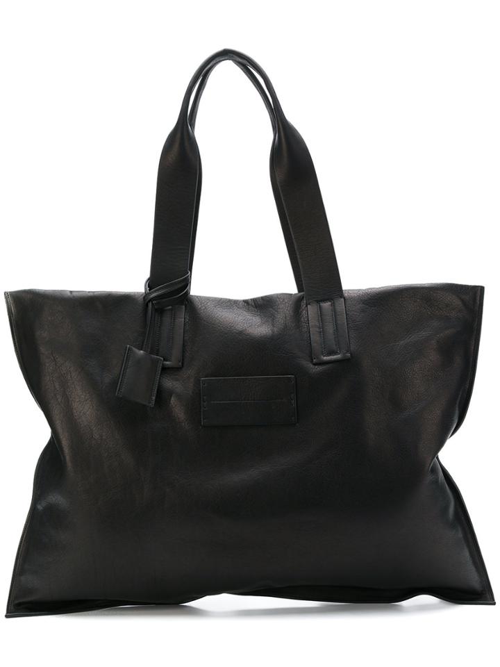 Isabel Benenato Square Tote - Black