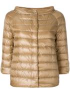 Herno Padded Zipped Jacket - Brown