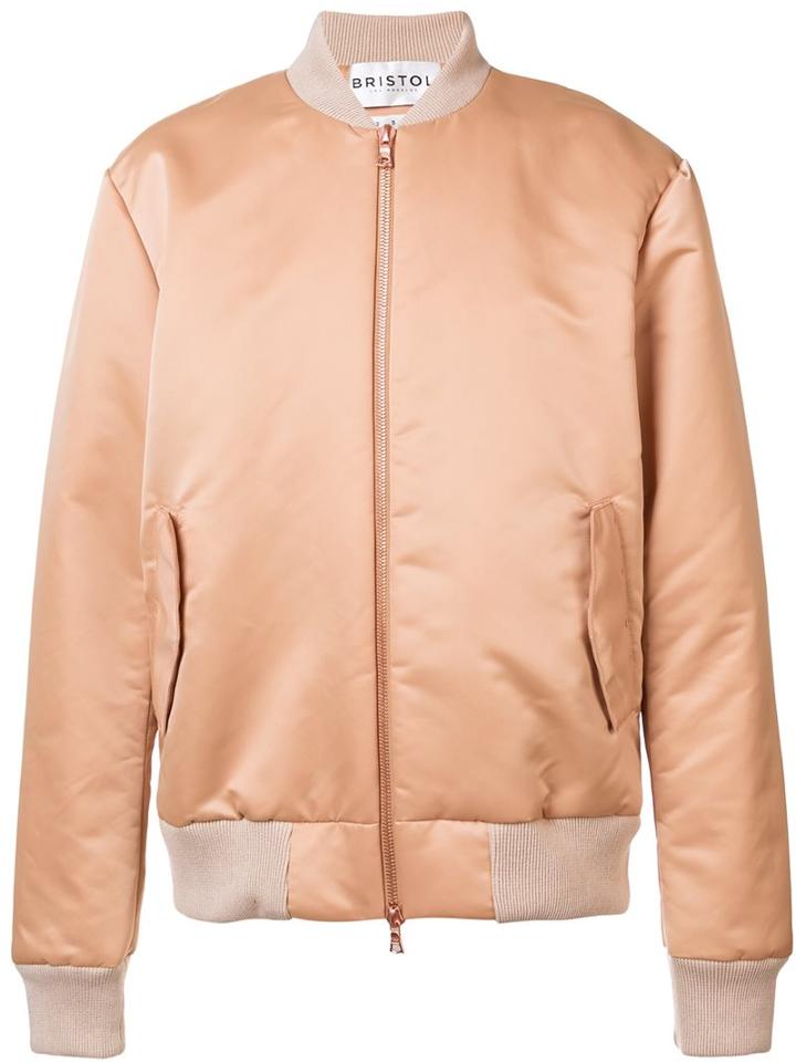 Bristol Classic Bomber Jacket, Men's, Size: Xl, Nude/neutrals, Nylon/polyester/viscose
