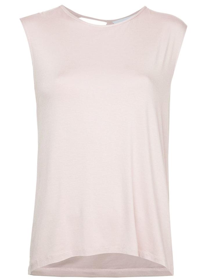 Kacey Devlin Collapse Back Top - Pink & Purple