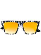 Mcq By Alexander Mcqueen Eyewear - Contrast Lens Sunglasses - Unisex - Acetate - One Size, Black, Acetate