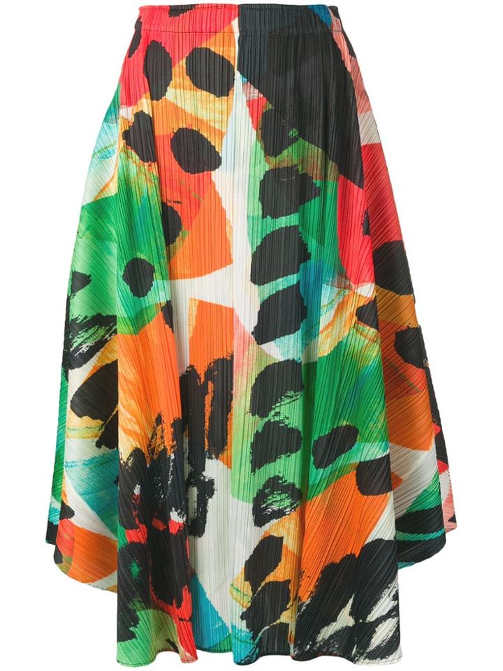 Pleats Please By Issey Miyake High-waist Pleated Skirt - Black