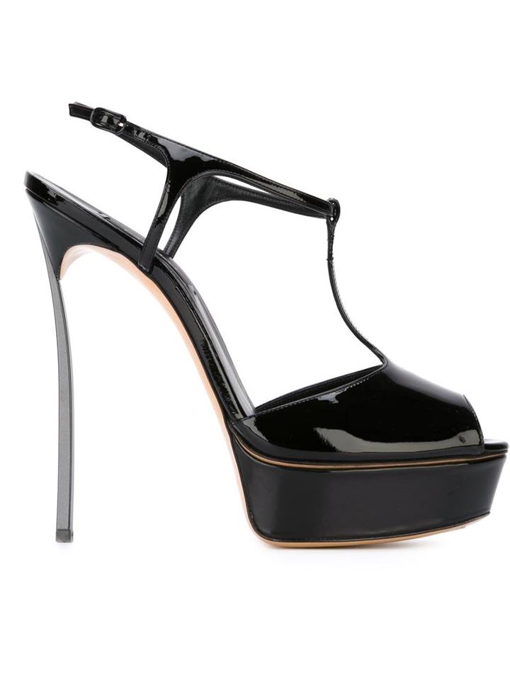 Casadei Peep Toe Platform Sandals