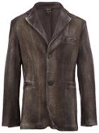 Avant Toi Buttoned Jacket, Men's, Size: Small, Grey, Cashmere/merino