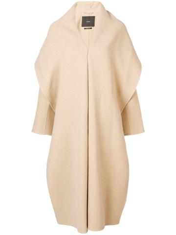 Max Mara Atelier Oversized Long Coat - Nude & Neutrals