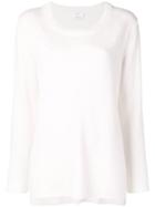 Allude Oversized Jumper - White