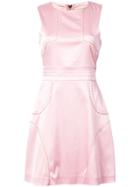 Thomas Wylde Short Shift Dress - Pink & Purple