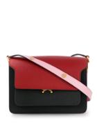 Marni Trunk Colourblock Tote - Red