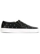 Givenchy Cross Print Sneakers, Men's, Size: 43, Black, Leather/spandex/elastane/rubber