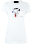 Dsquared2 Printed T-shirt, Women's, Size: S, White, Cotton