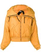 Sportmax Cropped Padded Jacket - Yellow