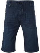 Diesel 'kroo' Shorts, Men's, Size: 34, Blue, Lyocell/cotton/spandex/elastane