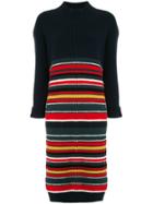 Coohem Striped Sweater Midi Dress - Blue