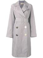 Ports 1961 - Double Breasted Coat - Women - Cotton - 38, Women's, Brown, Cotton