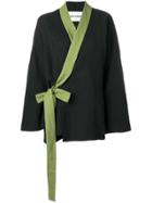 Henrik Vibskov Whirl Kimono-style Jacket - Black