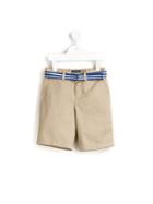 Ralph Lauren Kids Belted Shorts, Boy's, Size: 7 Yrs, Nude/neutrals