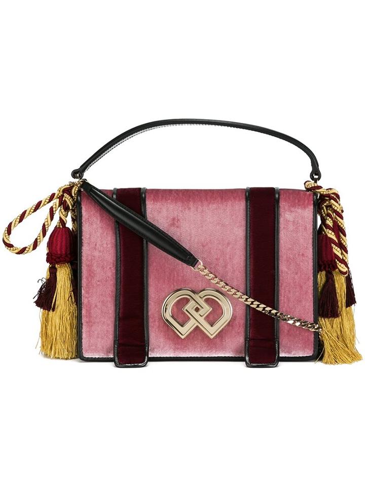 Dsquared2 Large 'dd' Shoulder Bag, Women's, Pink/purple