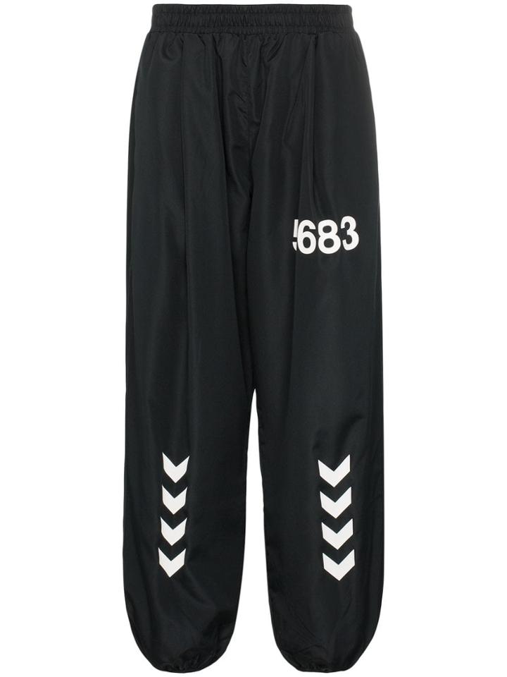 Willy Chavarria X Hummel Printed Sweat Pants - Black