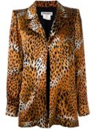 Yves Saint Laurent Vintage Cheetah Printed Jacket, Women's, Size: 38, Yellow/orange