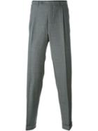 Canali Tailored Trousers, Men's, Size: 48, Grey, Wool