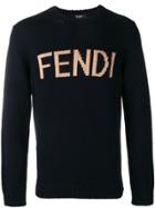 Fendi Logo Sweater - Blue
