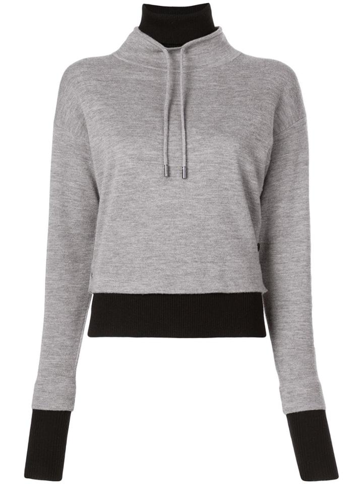 Veronica Beard Hooded Jumper - Grey