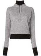 Veronica Beard Hooded Jumper - Grey