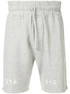 Rta Drawstring Track Shorts - Grey