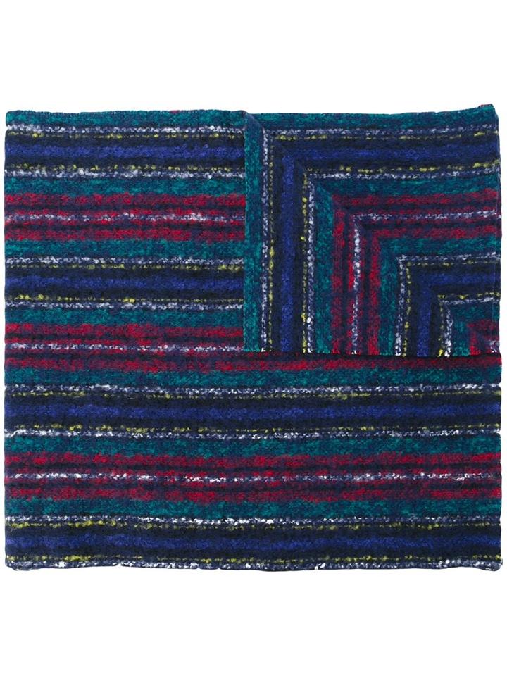 Mp Massimo Piombo Striped Pattern Scarf, Adult Unisex, Mohair/wool/polyamide