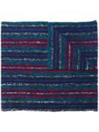 Mp Massimo Piombo Striped Pattern Scarf, Adult Unisex, Mohair/wool/polyamide