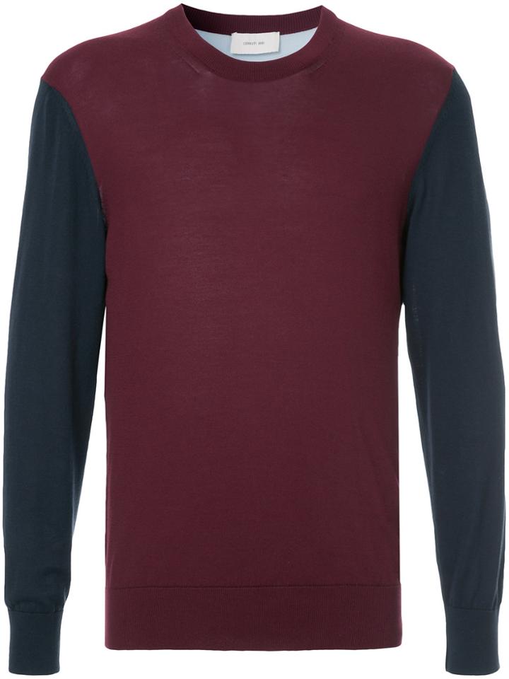 Cerruti 1881 Contrast Sleeve Sweatshirt - Red
