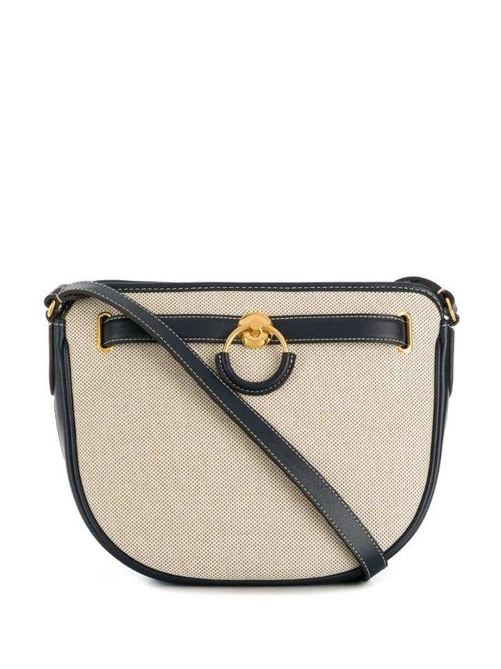 Mulberry Brockwell Canvas Smooth Shoulder Bag - Blue