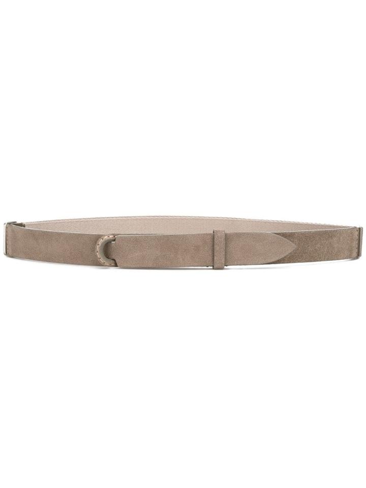 Orciani Hook Thin Belt - Neutrals