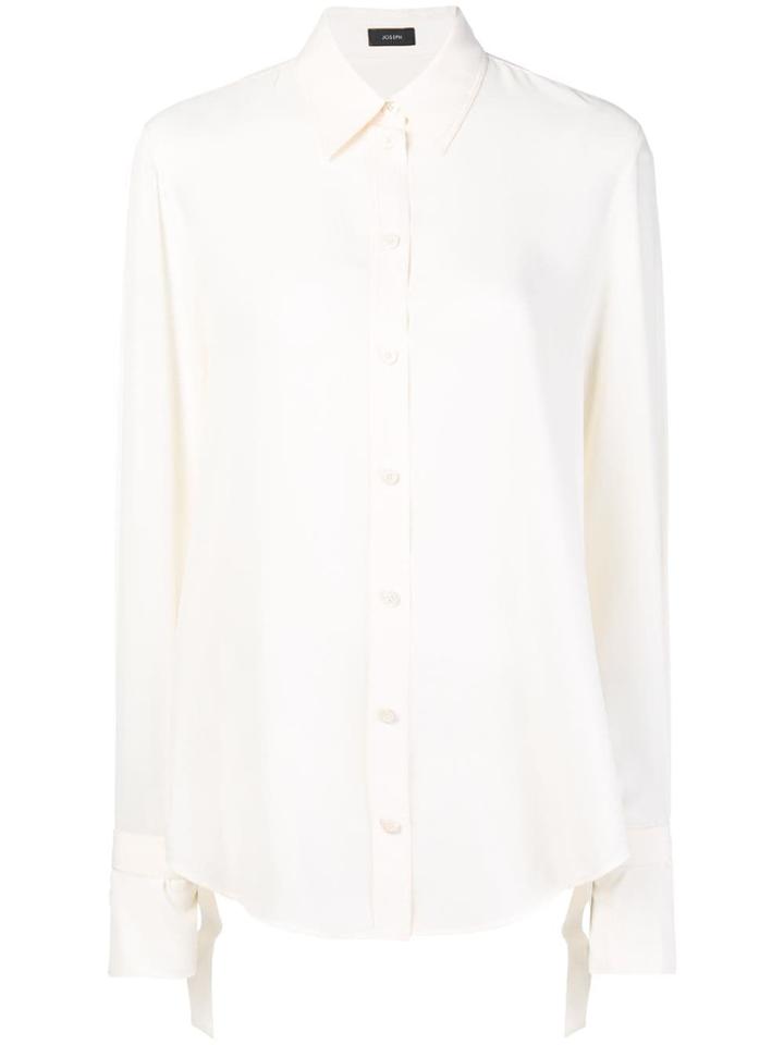 Joseph Curved Hem Shirt - Nude & Neutrals