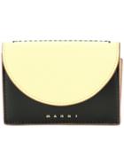 Marni Curved Flap Wallet - Yellow