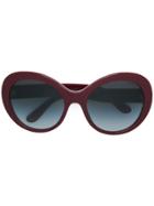 Dolce & Gabbana Eyewear Round Sunglasses - Red