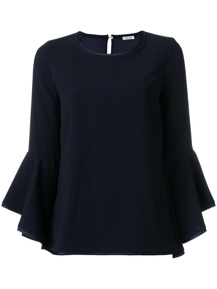 P.a.r.o.s.h. Wide Sleeve Top - Blue