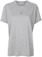 Stella Mccartney - Ministar T-shirt - Women - Cotton/viscose - 40, Grey, Cotton/viscose