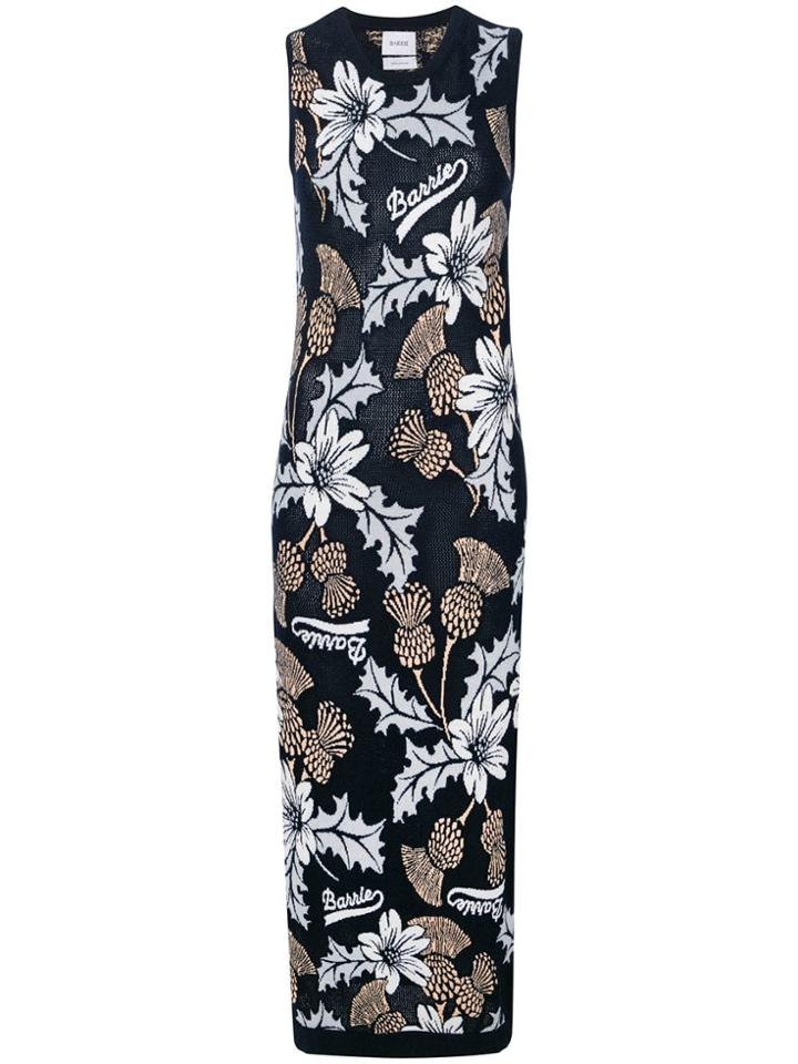 Barrie Cashmere Hawaiian Dress - Blue