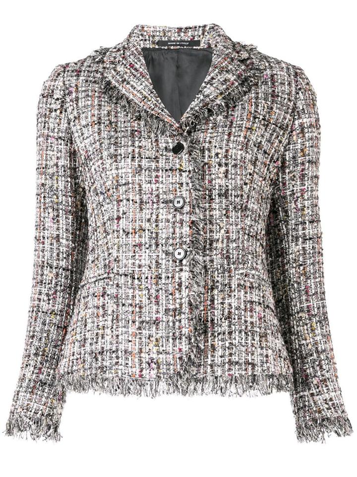 Tagliatore Adele Tweed Jacket - Grey