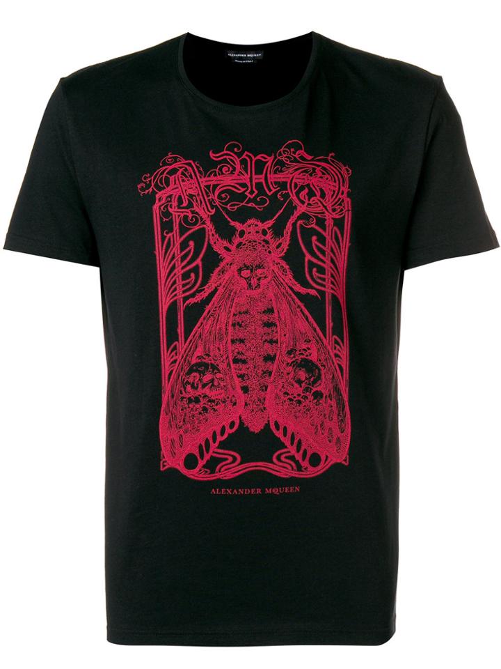 Alexander Mcqueen Graphic T-shirt - Black