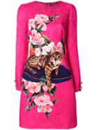 Dolce & Gabbana Zambia Print Dress - Pink & Purple