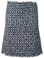 Giambattista Valli Tweed Skirt, Women's, Size: 40, Black, Silk/cotton/polyamide/virgin Wool