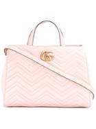 Gucci Gg Marmont Tote - Pink & Purple